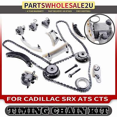 MOCA Engine Timing Chain Kit for 2000-2011 Chevrolet Cavalier & Pontiac Grand AM & Saturn L100 VUE 2.0L 2.2L L4 DOHC 