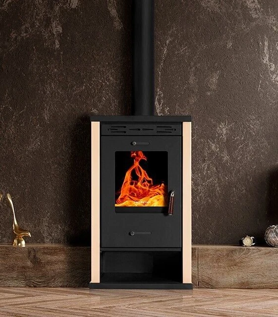 Estufa de Leña Prometey EKO 3 Metal top Ivory - 8.5kW [Clase de eficiencia...