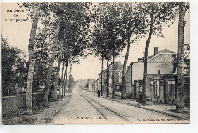 MOUSSY - Marne - CPA 51 - " au Pays du Champagne " la route