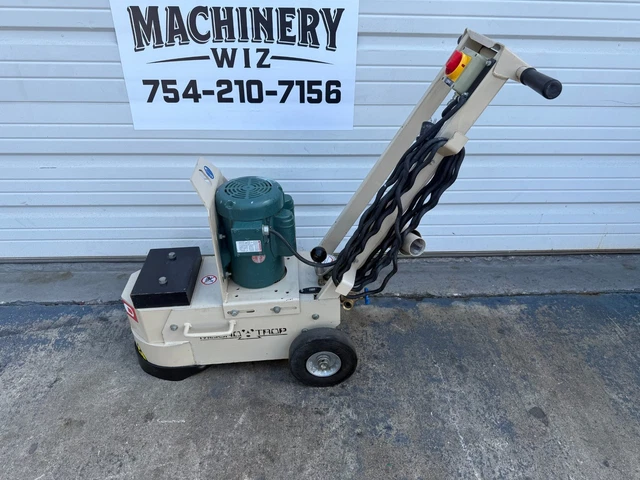 7-Inch Walk-Behind Concrete Floor Grinder/Polisher – 1.7HP, 1300W, Adjustable