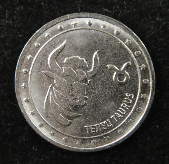 TRANSNISTRIA Transdniestria Coin 1 Ruble 2016 UNC, Constellation - Taurus