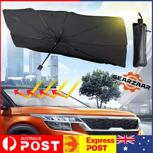 Foldable Car Windshield Sunshade Front Window Cover Visor Sun Shade Umbrella - L