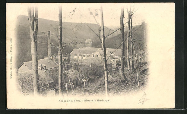 CPA Glass Valley, Spinning Martinique 1903