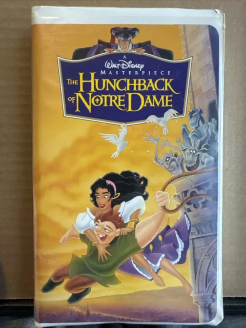 The Hunchback of Notre Dame (VHS 1997) Disney Masterpiece Edition Clamshell Tape