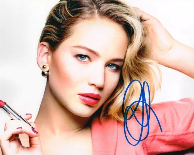 Jennifer Lawrence Autographed Signed A4 Pp Poster Photo Print 25