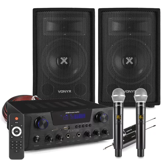 HOME KARAOKE SYSTEM with Speakers AV430B Amplifier and Wired