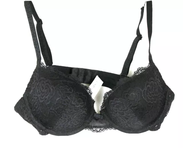 Triumph Reggiseno Suggerimenti, con Ferretto, Nero Donna Gr.80 Coppa-A, Nuovo