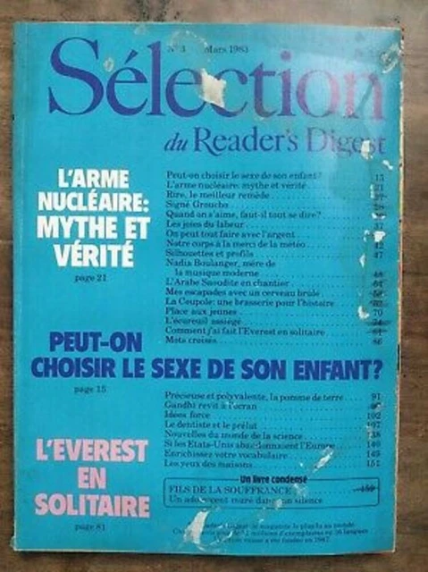 Magazine Onze N°87 - Mars 1983 - Spécial Europe 1983 : L'actualité Du Paris SG Et Du Foot Européen