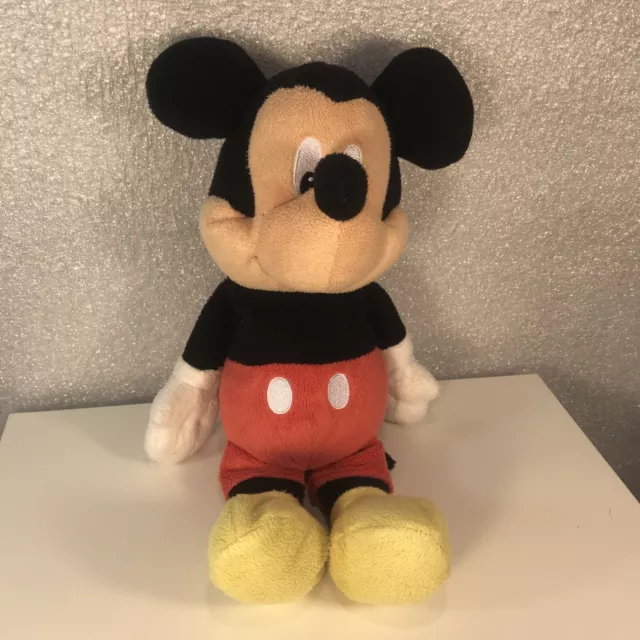 Disney Baby Mickey Mouse Plush baby Rattle Gift Stuffed Animal