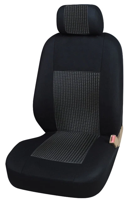 Housses de siège Carbest pour Ford Transit Gris Noir - Camping-car