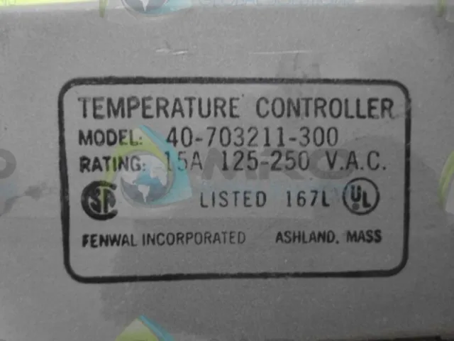 Sterlco 40-703211-300 Temp Control *New No Box*