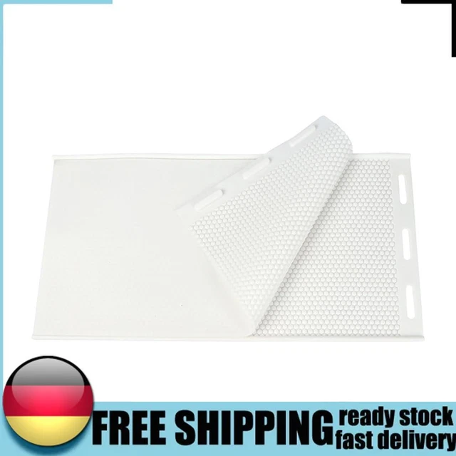 2 pz stampo cera d'api silicone fondotinta cera d'api pressa strumento per apicoltura (bianco)