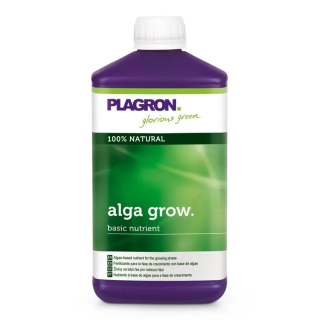 Plagron Alga Grow 1L - biologischer Dünger Wuchs Erdsubstrat  (16,50 EUR/l)