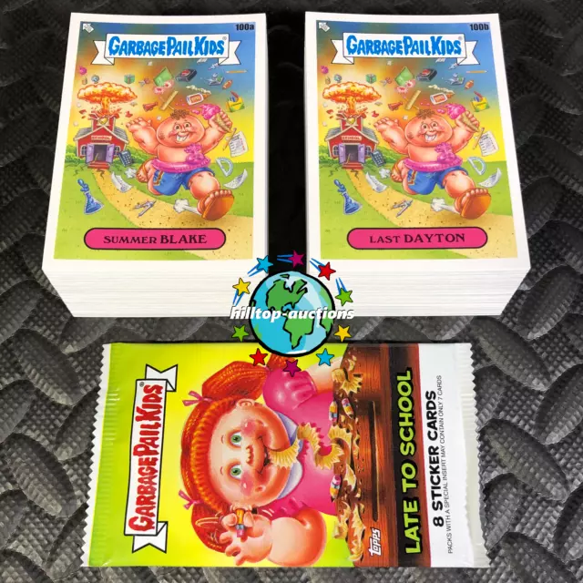 2020 Garbage Pail Kids Late To School 200-Card Complete Base Set +Wrapper! ~Gpk~