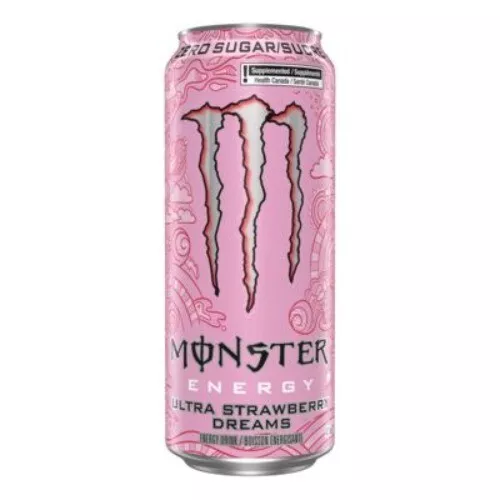 Monster Energy Ultra Strawberry Dreams (12 x 0,473 Liter Dosen CND)