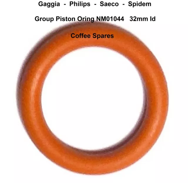 Saeco GROUP PISTON ORING 32mm ID - 40mm OD  - Gaggia, Philips, Spidem. genuine