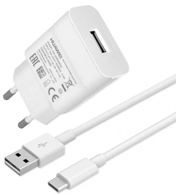 Original Huawei P30 P20 Lite P10 Schnell Ladegerät Ladekabel USB-C Netzteil 2A