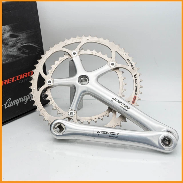 RECORD 10 SPEED 175mm CRANKSET SQUARE TAPER UD EPS ROAD BIKE