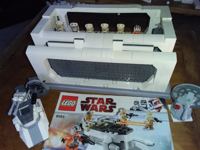 Lego Star Wars Rebel Base On Hoth Moc Diorama With 6 Minifigs