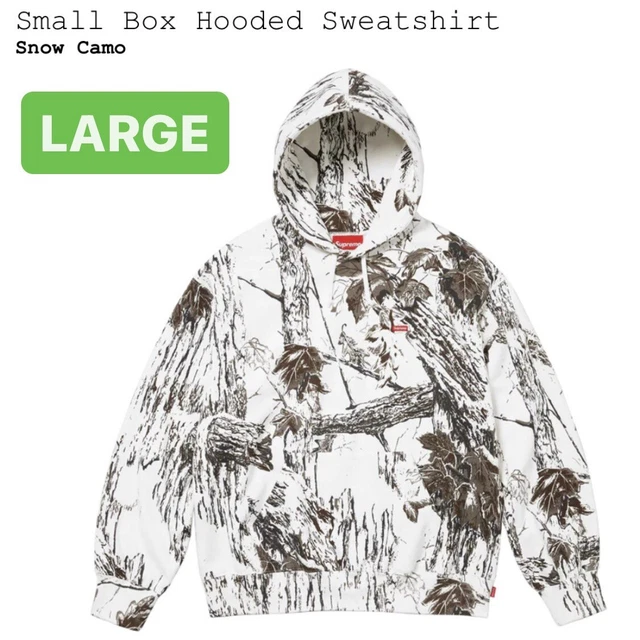Supreme snow camo clearance box logo hoodie
