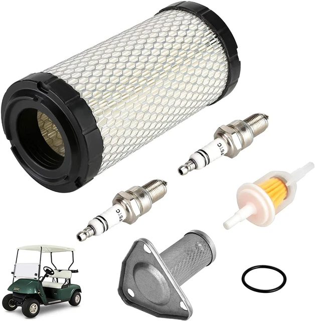 GOLF CART TUNE Up Kit for EZGO TXT RXV Gas 4 Cycle W/ Air Oil Fuel