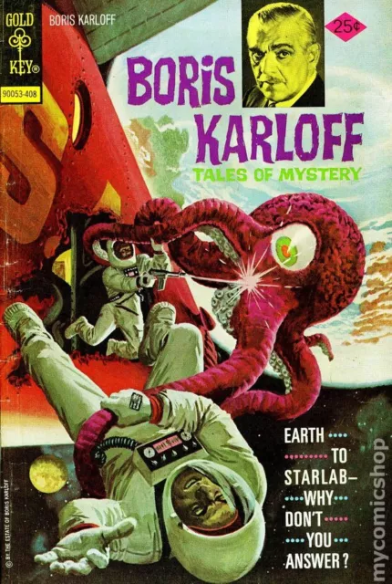 Boris Karloff Tales of Mystery #56 GD/VG 3.0 1974 Gold Key Stock Image Low Grade