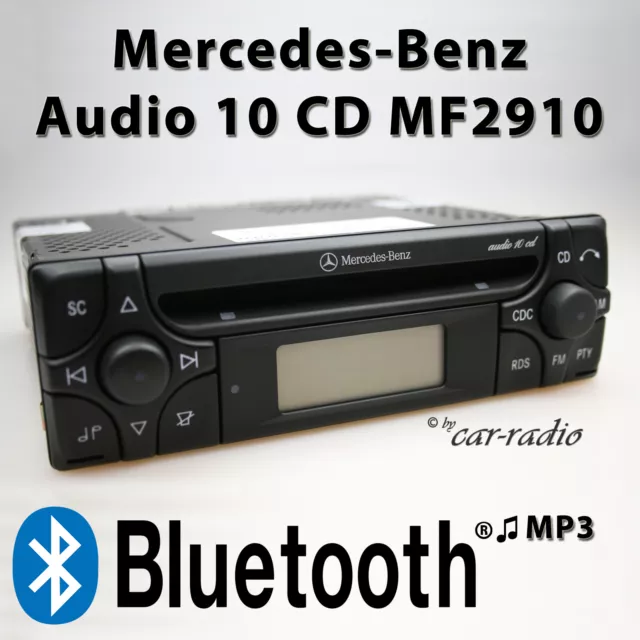 Mercedes Original Autoradio Bluetooth MP3 MF2910 Audio 10 CD Radio RDS Code