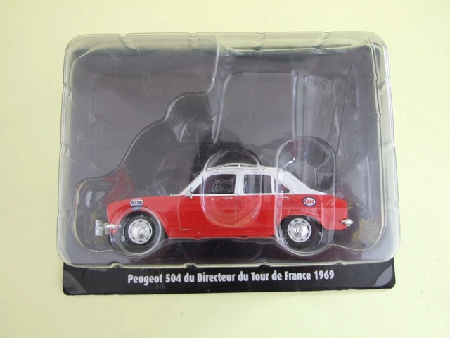 Modèle Réduit Peugeot 404 Du Directeur Tour De France 1968 - Norev/Atlas 1/43, Neuf