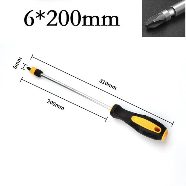 Cacciavite Magnetico A Doppia Estremità - Punta A Croce, Portatile Per Riparazioni - Foto 8