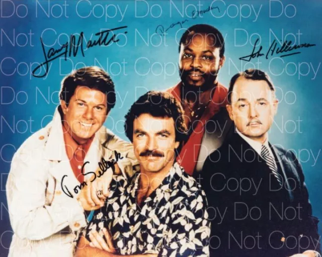 Magnum PI signed cast 8X10 photo picture poster autograph RP