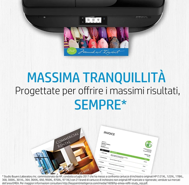 HP 305 Nero, 3YM61AE, Cartuccia Originale Stampanti Deskjet 2700, 4100, 6020, ec 10