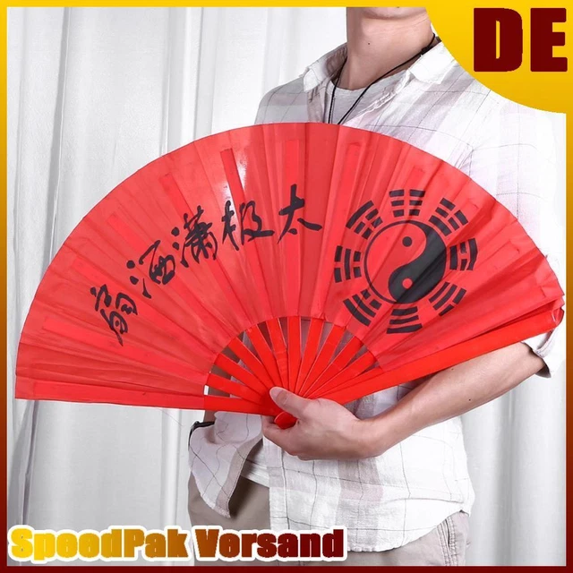 DE TaiChi fan di bambù tradizionale cinese formazione pratica performance di danza
