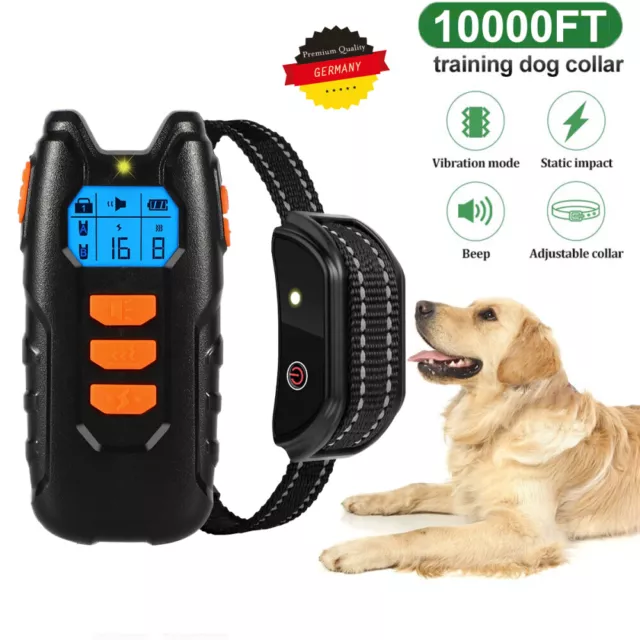 Antibell Elektro Pet Dog Training E-Halsband Anti-Bark Obedience Stromschlag DHL