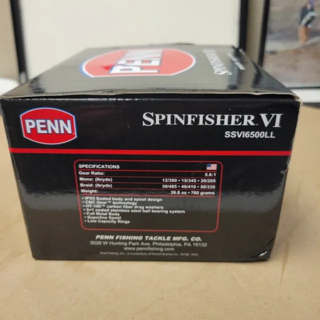 PENN LIVE LINER 4600L Spinning Fishing Reel w/ Braid Made in USA