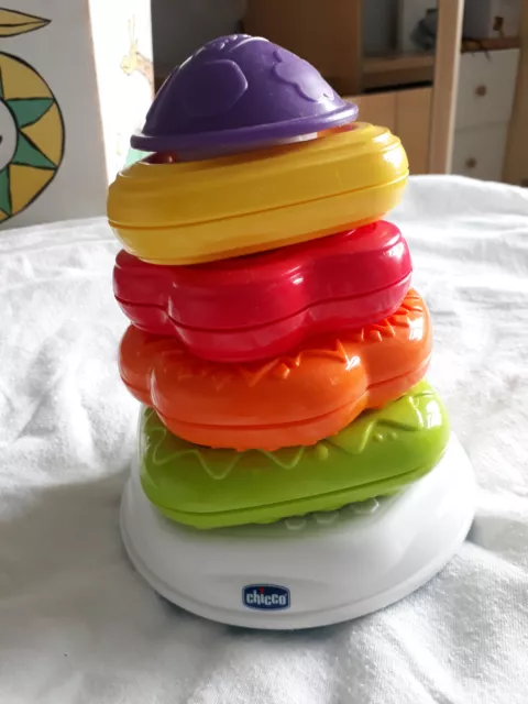 Chicco rocking shape sorter stacker toy