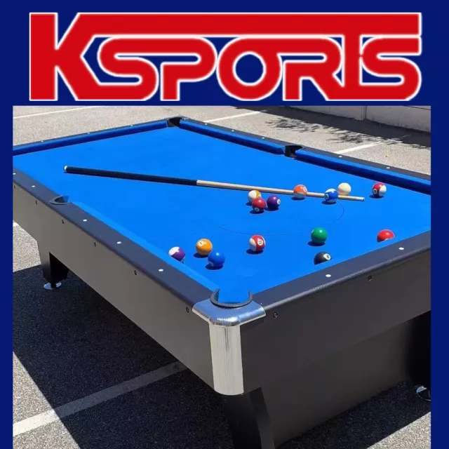 Pool Table 8Ft Pub Size Snooker Billiard Table 25Mm Table Top - New