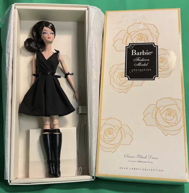 2015 Mattel BFMC Classic Black Dress Silkstone Barbie NRFB