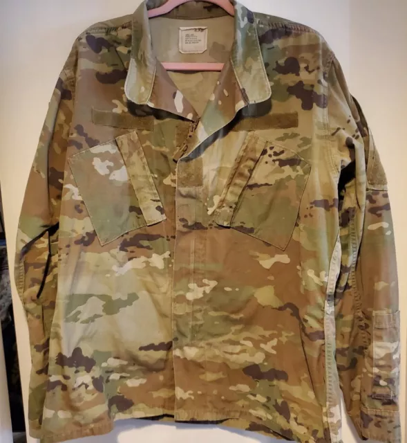 US Army Combat Top OCP IHWCU Uniform Coat Improved Hot Weather Large Long