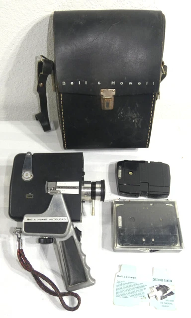 Bell & Howell Autoload Zoom Reflex Movie Camera Vtg 50s 60s Parts Repair Display