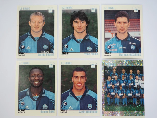 16 Images Panini Foot 86 - Équipe Complète Du Havre AC - Occasion