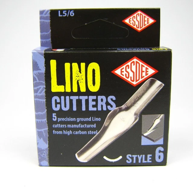 Cuchillo de linol n.o 6, - 5 unidades 501090 Essidee