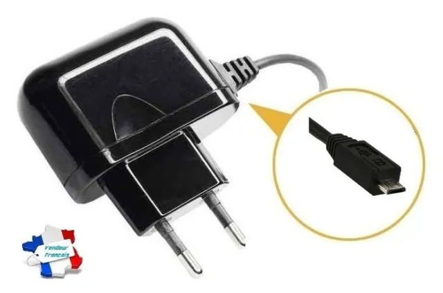 Chargeur Secteur Micro USB Pour MTT Bazic V2 / Extrem / Robust + / ...