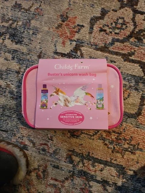 BRAND NEW/CHILDS FARM/Buster's Unicorn Wash Bag