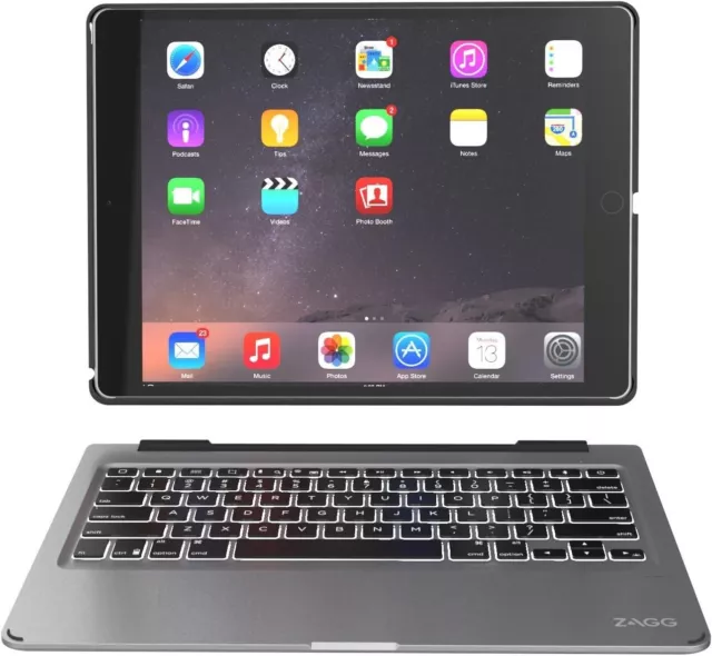 ZAGG Slim Book Ultrathin Keyboard Detachable Case 12.9" iPad Pro Bluetooth