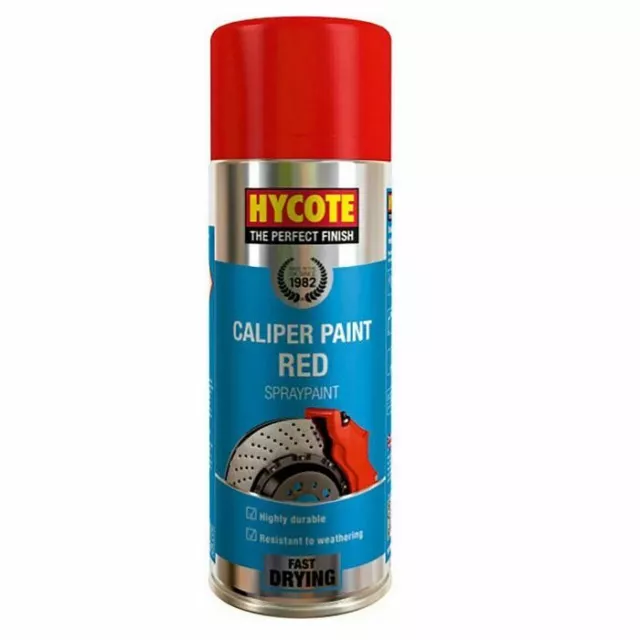 Hycote Red Caliper Paint Spray Paint Aerosol 400ml Auto Car Fast - Drying x1