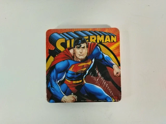 DC Comics Superman Coaster Set of 6 Factory Sealed (NEW) Free Shipping!