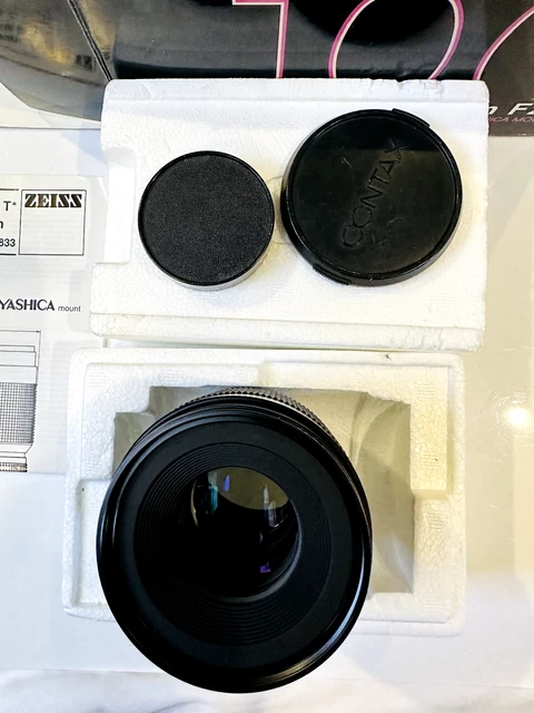 Contax Carl Zeiss Makro Planar Objektiv 100 mm f/2,8 F2,8 AEJ Makro VERPACKT 3