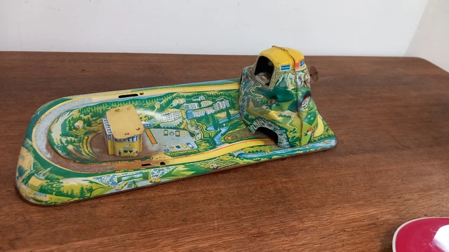 Ancien Jouet Mécanique Russe – Bus En Tôle – Avec Sa Boîte – À Clé
