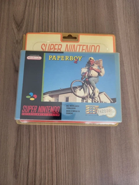 paper boy snes blister