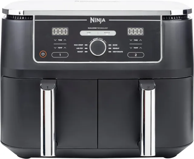 Ninja Foodi MAX Dual Zone Digitale Heißluftfritteuse | obere Abdeckung fehlt